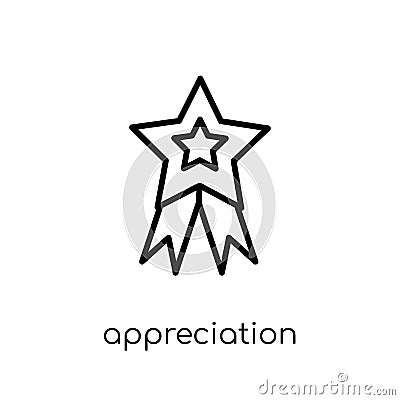 Appreciation icon from collection. Vector Illustration