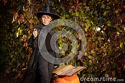 Apprentice wizard Stock Photo