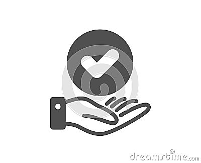 Approved checkbox icon. Accepted sign. Vector Vector Illustration