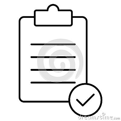 Approved list Isolated Vector icon which can easily modify or edit Vector Illustration