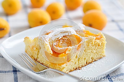 Apricot cake Stock Photo