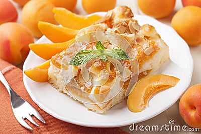 Apricot cake Stock Photo