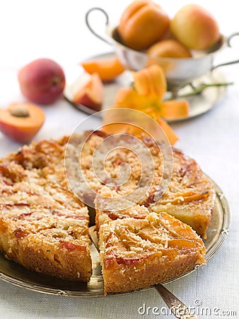 Apricot cake Stock Photo