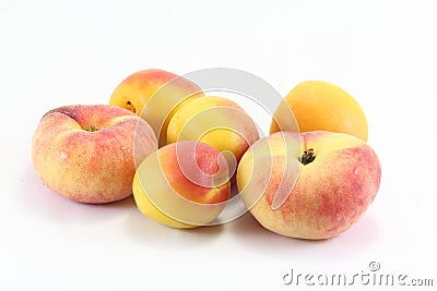 Apricot and doughnut peach Stock Photo