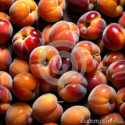 Apricot fresh raw organic fruit Stock Photo