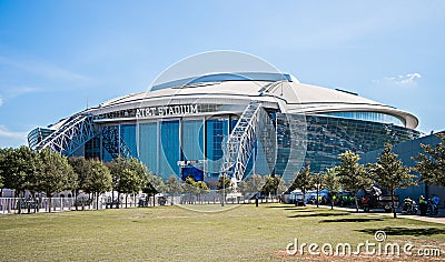 April 2017 Arlington Texas - AT&T NFLcowboys football stadium o Editorial Stock Photo