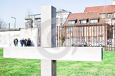 The Berlin Wall Memorial Editorial Stock Photo