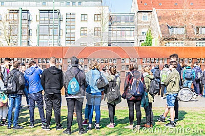 The Berlin Wall Memorial Editorial Stock Photo