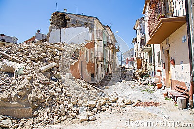 April 25, 2017, Camposto, province of L`Aquila, Abruzzo, Italy Editorial Stock Photo