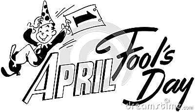 April Fools Day Vector Illustration