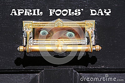 April fools day phobic Stock Photo