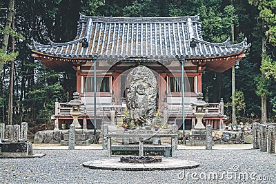 10 April 2012 This hall enshrines five statues of Buddhist wisdom kings Editorial Stock Photo