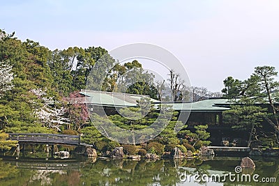 the Japan, Kyoto, view to Heian Shrine, japan 10 April 2012 Editorial Stock Photo