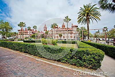 April, 2017, Lightner Museum, Historic St Augustine, Florida, USA, retro buildings Editorial Stock Photo