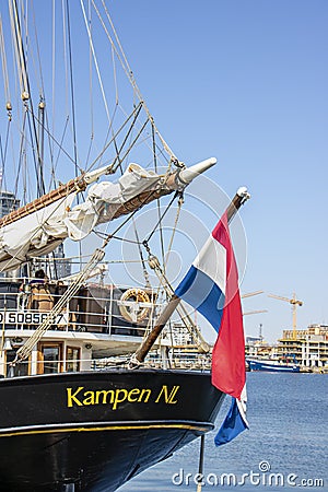 Port of Gdynia Poland. The port in Gdynia with a view of yachts. Editorial Stock Photo