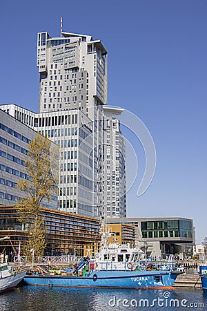 Port of Gdynia Poland. The port in Gdynia with a view of yachts. Editorial Stock Photo