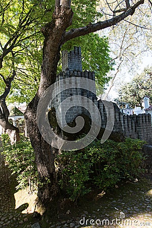 April 3rd, 2017, Coimbra, Portugal - Portugal dos Pequenitos park Editorial Stock Photo