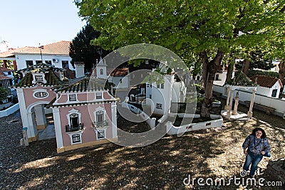 April 3rd, 2017, Coimbra, Portugal - Portugal dos Pequenitos park Editorial Stock Photo