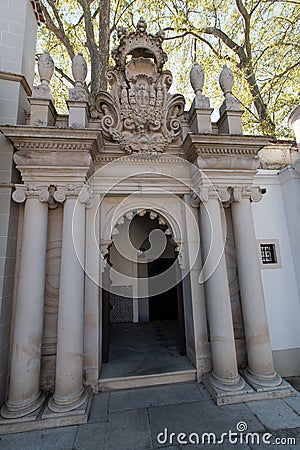 April 3rd, 2017, Coimbra, Portugal - Portugal dos Pequenitos park Editorial Stock Photo