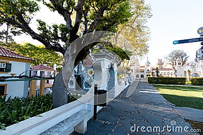 April 3rd, 2017, Coimbra, Portugal - Portugal dos Pequenitos park Editorial Stock Photo