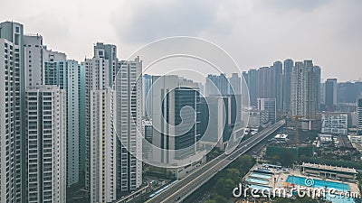 April 1 2024 Sham Shui Po Park and public swimming pool, hk Editorial Stock Photo