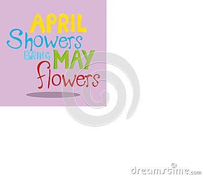 april showers april showers 01 Cartoon Illustration
