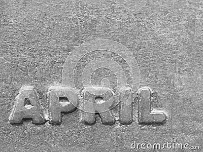 April Stock Photo