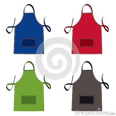 Apron collection Vector Illustration