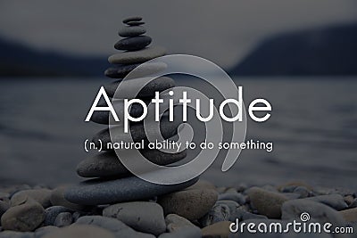 Aptitude Natural Human Ability Graphic Concept Stock Photo