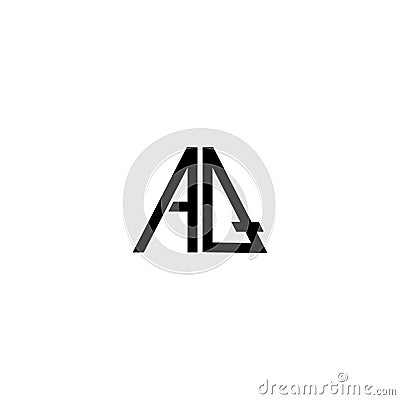 AQ, QA letter or initial logo design for business identity vector Vector Illustration