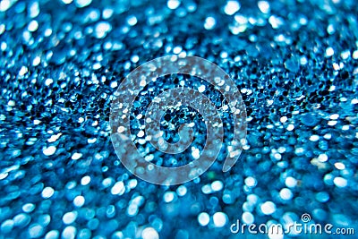 Aqua blue abstract background. Texture bokeh. Defocused image Stock Photo