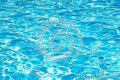 Aqua blue water surface Stock Photo