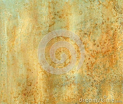 Aqua Rust Texture Stock Photo