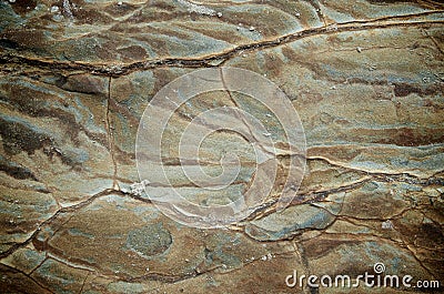 Aqua Sandstone Patterns Stock Photo