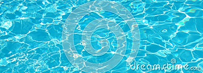 Aqua Sparkling blue water Stock Photo