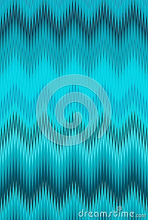 Aquamarine chevron zigzag turquoise pattern. seagreen cerulean Stock Photo