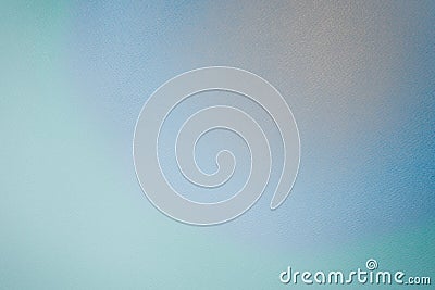 Aquarelle paper surface with radial peach, blue and green gradient Stock Photo