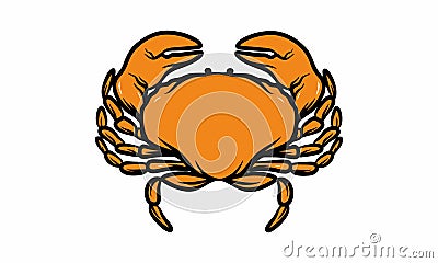 Fish sea illustration logo team Stock Photo