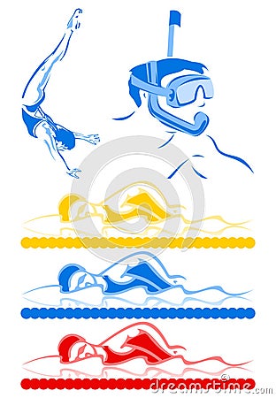 Aquatics Vector Illustration