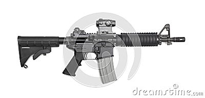 AR-15 CQBR carbine Stock Photo