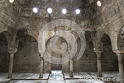 Arab baths in Granada, Spain Stock Photo