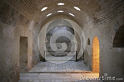 Arab baths of Jaen Andalusia Spain Stock Photo