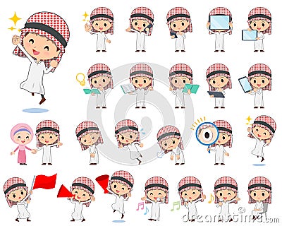 Arab boy 2 Vector Illustration