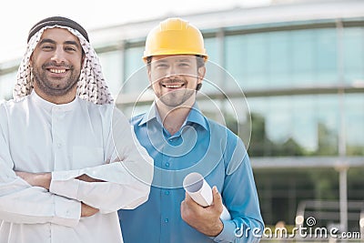 Arab businessman and architect. Stock Photo