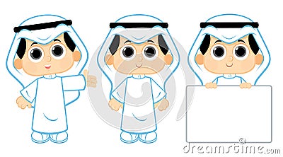 Arab Child Vector Illustration