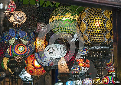 Arab lanterns Stock Photo