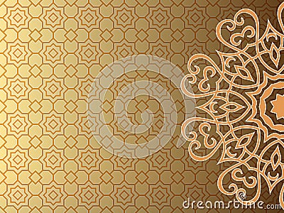 Arab style Background Vector Illustration