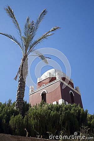 Arab tower at murcia Stock Photo