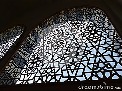 Arabesque Decoration - Moroccan & Arabic style Stock Photo