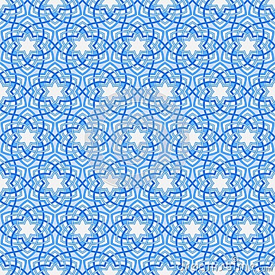 Arabesque floral pattern Vector Illustration